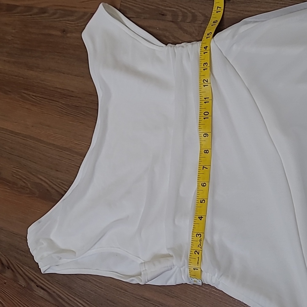 SHEIN White One-Shoulder Dress zise 1XL NEW - Picture 13 of 16